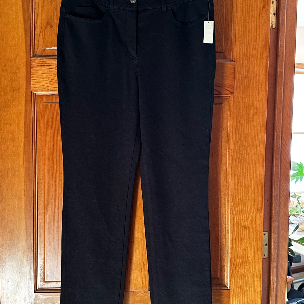 Talbots Black Straight Leg Pants